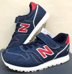 ★新品★『ニューバランス』NB ニューバランス　キッズランニング　YV373ネイビー（XM2)19.0センチ