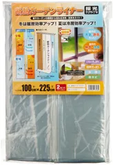 【迅速発送】明和グラビア MEIWA 断熱カーテンライナー(採光クリアN) 100cm×225cm 2枚セット クリアー