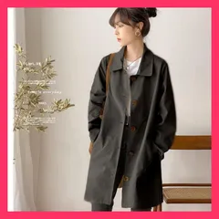 ★スタッフおすすめ★ トレンチコート レディース スプリングコート ロングコート アウター ゆったり 通勤 通学 薄手 着痩せ カジュアル 上品 大人 韓国風