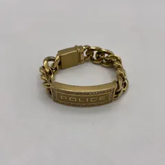 POLICE　ブレスレット　ゴールド　チェーン　アクセサリー（ME82-1886)のサムネイル