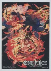 【中古】サプライ ONE PIECE カードゲーム リミテッドカードスリーブ エース・サボ・ルフィ イベント限定