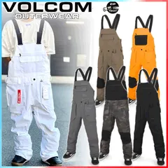 23-24 VOLCOM/ボルコム ROAN BIB overall メンズ レディース 防水ビブパンツ スノーボードウェア スノーウェアー 2024 型落ち