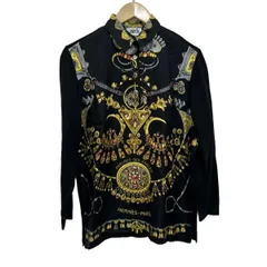 HERMES レディース　長袖オーバーシャツ HERMES レディース長袖オーバーシャツ