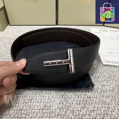【今日特価】Tom Ford Double-Side Leather Belt エレガントデザイン
