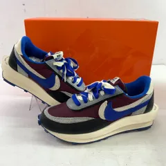 04w3845▽※【中古】UNDERCOVER × sacai × Nike DJ4877-600 アンダーカバー × サカイ × ナイキ LD ワッフル ナイト マルーン/ペール アイボリー-グラウンド グレー-チーム ロイヤル 27.5cm【八王子店】