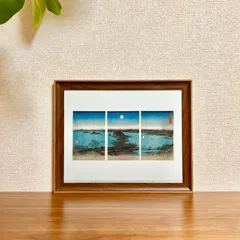 新品☆額縁付アートポスター☆日本画☆侘び寂び☆雅☆風景画☆安藤広重☆歌川広重☆金沢☆36