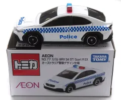 【中古】トミカ 1/62 スバル WRX S4 STI Sport R EX オーストラリア警察デザイン仕様(ホワイト×ブルー) 「トミカ No.77」 イオンオリジナル