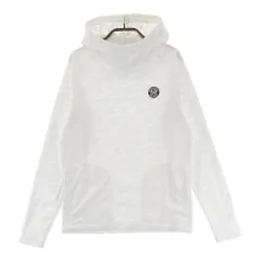 Jackbunny ジャックバニー フード付きパーカー ホワイト S Jack Bunny!! ジャックバニー ロゴジャカードニットパーカー
