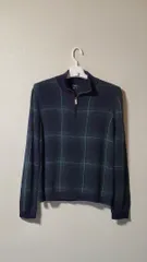 【インポート品】CHAPS ハーフジップニットセーター / 萌え袖向き