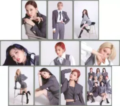 【中古】キャラカード TWICE フォトカードセット Style ver.(10枚セット) 「CD Eyes wide open」 予約特典