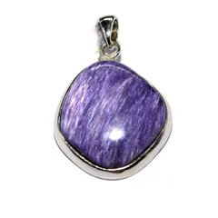 チャロアイト　ペンダントトップ [NO.12]　　☆パワーストーン　シルバー