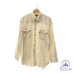 【訳アリ】UNIQLO ユニクロ トップス シャツ ブラウス かわいいボタン おしゃれ 長袖 レディース 大きいサイズ クリーム XL 901-10027 送料無料 古着