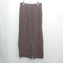 ◇ ◎●未使用● ⊇ LOWRYS FARM ローリーズファーム ロング セットアップ上下 サイズF ブラウン系 レディース E  【1503060004760】