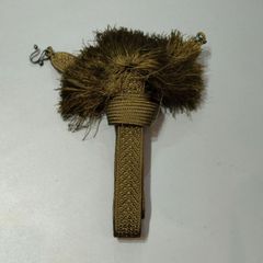 （36）中古　羽織紐　平打ち　正絹　市紅茶色※ お色味は現物優先でお願い致します。