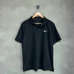 Nike(ナイキ） ドライフィット ポロTシャツ 半袖 黒