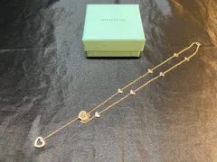 3/13日値下げ MER313 TIFFANY&Co.（ティファニー ） ハート ラリアット リンク Ag 925  SV925 シルバー ネックレス 総重量8.7g