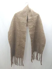 ◇ ⊇ UNITED ARROWS ユナイテッドアローズ シンプル マフラー ベージュ系 レディース E  【1505290001816】