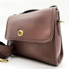 ✨良品✨ COACH コーチ OLDCOACH オールドコーチ ハンドバッグ  トートバッグ ショルダーバッグ ターンロック フラップ ブラウン 茶色 ユニセックス 男女兼用 メンズ レディース