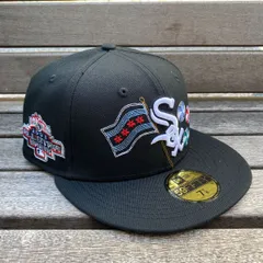 海外限定 59FIFTY ニューエラ NEWERA シカゴ ホワイトソックス Whitesox 総刺繍 StateStitch (6-11)