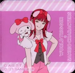 【中古】マグネット・磁石 香取葉子＆マイメロディ(等身) 「ワールドトリガー×サンリオキャラクターズ アクリルマグネット vol.2」