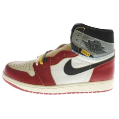 NIKE (ナイキ) ×UNION ユニオン AIR JORDAN 1 RETRO HIGH OG Chicago エアジョーダン1 ハイカットスニーカー シカゴ レッド/ホワイト US9/27cm HV8563-600