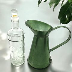ガラス瓶　ジャグ　ピッチャー　フラワーベース