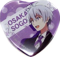 アイドリッシュセブン 逢坂壮五 マチ☆アソビカフェ ハート缶バッジ