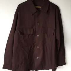 ジーユー ドライオーバーサイズCPOシャツ メンズ XL ブラウン 2711202510130033