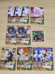 NARUTO ナルティメットカードバトル 我愛羅 カンクロウ テマリ 5枚