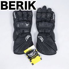 返品可◆XL◆未使用 BERIK 山羊革 ゴートレザー ベリック レーシンググローブ G-214102-BK正規品ブラック◆定価2.5万円◆N774zMO