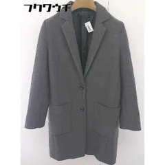 ◇ JEANASIS ジーナシス 長袖 コート サイズF ダークグレー レディース  【中古】 【1109140013815】