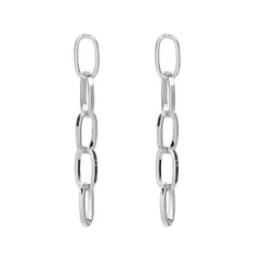 【普通郵便発送】 【在庫限り】ロングチェーン ピアス チェーン シルバー パンクロック V系 ゴシック