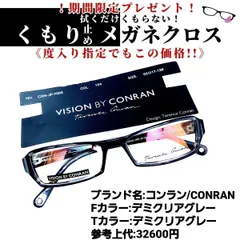 確認用No.1113メガネVISION BY CONRAN【度数入り込み価格】
