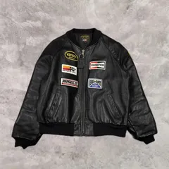 OLD VANSON TJV TJ チームジャケット 黒 36 革ジャン バンソン VANSON TJ チームジャケット ブラック (アメリカ製 米国製
