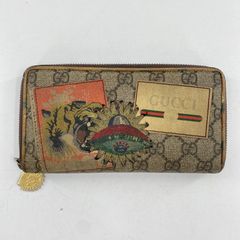 グッチ 長財布 ナイトクーリエ UFO タイガー PVC GG柄 - メルカリ