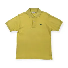 LACOSTE ラコステ CLASSIC FIT 鹿の子 半袖 ポロシャツ サイズ FR3/US5 /イエロー系