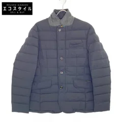 ムーレー　ウールダウンジャケット　ZAYN-L 42 ネイビー 未使用✨ ムーレー ダウンジャケット ウール カシミヤ ネイビー