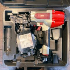 【7日保証・整備品】消耗部品多数交換♪MAX マックス 常圧 65mm コイルネイラ CN-565S（FP）ケース付き 動作良好！