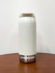 【新品未使用】スタバ　カンシェイプステンレスボトルアイボリー355ml