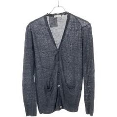 Dressterior ドレステリア リネンニットカーディガン  ブルー Sのサムネイル