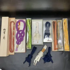 帯紐 １１点おまとめ 大量 帯締め 羽織紐 帯締め 和装小物 着物 博多 はかた 未使用保管品 メンズレディース