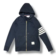 トムブラウン トリコロール 4BAR ジップアップ パーカー フード 1 S 楽天市場】THOM BROWNE トムブラウン ジップアップパーカー