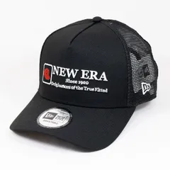 【ニューエラ正規品】ニューエラ NEW ERAⓇ 帽子 キャップ 9FORTY A-Frame トラッカー Cap Logo ブラック(商品番号：14388652)
