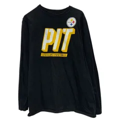 Majestic 長袖 プリントTシャツ M ブラック マジェステック プルオーバー ビッグプリント ロンT ロングT 古着卸 アメリカ仕入 a703-5958