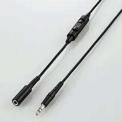 エレコム テレビ用ヘッドホン延長ケーブル 高耐久 3m ブラック EHP-TVES30BK （1点）のサムネイル