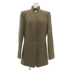 ジャンフランコフェレ GIANFRANCO FERRE ジャケット シルク混 40 茶 ブラウン 美品 /UOのサムネイル