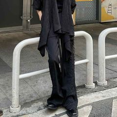 y2k Jacquard Flared Slacks - メルカリ