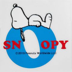 【在庫セール】メイホウ 明邦 SNOOPY スヌーピー イニシャルステッカー 転写タイプ アルファベットO SN225