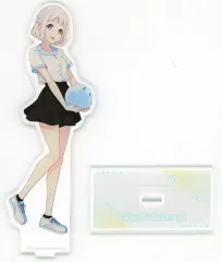 【中古】アクリルスタンド・アクリルパネル 葛城リーリヤ 描き下ろし ボウリングシャツver. BIGアクリルスタンド 「学園アイドルマスター×ROUND1」