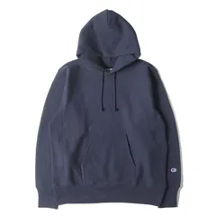 【美品】Champion チャンピオン パーカー ダークネイビー サイズ:XL | 24AW 単色タグ復刻モデル 無地 リバースウィーブ スウェットパーカー | トップス フーディー【メンズ】【中古】